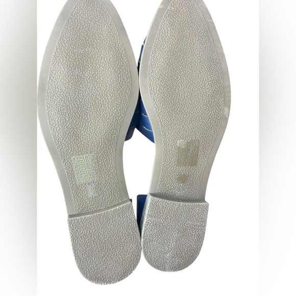 Journee Collection Blue d'Orsay Flats with Woven Design Fisherman 8.5 - Picture 7 of 8